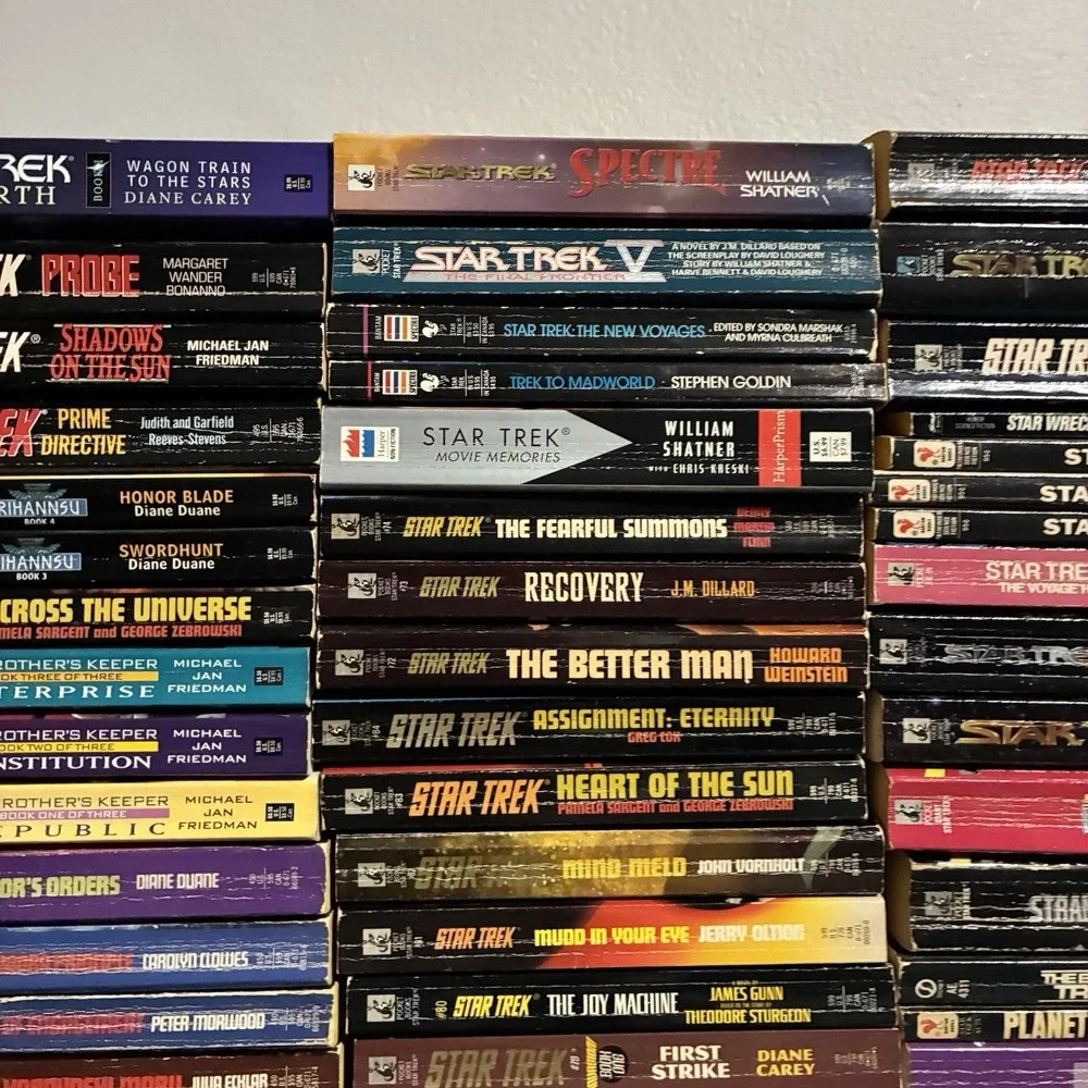 Star Trek TOS Pocket Books Lot 126 Books 88/97 Numbered + 38 Extra Novels